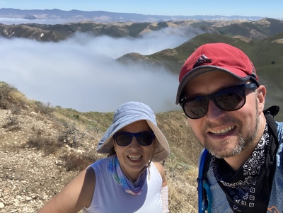 Valencia peak selfie