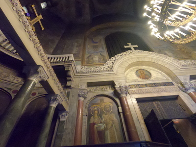 inside Alexander Nevsky cathedral