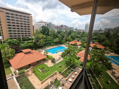 Istanbul Grand Hyatt pool view