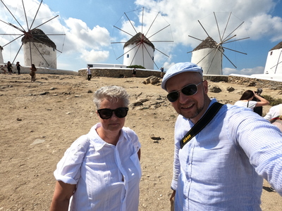 Mykonos windmills