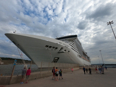 MSC splendida in Katakolo Greece